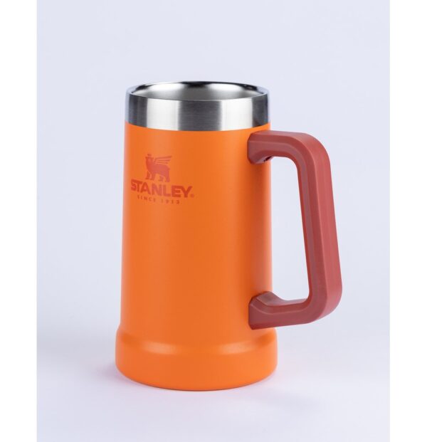 CANECA TÉRMICA DE CERVEJA STANLEY SIGNAL ORANGE 709ML - 08043