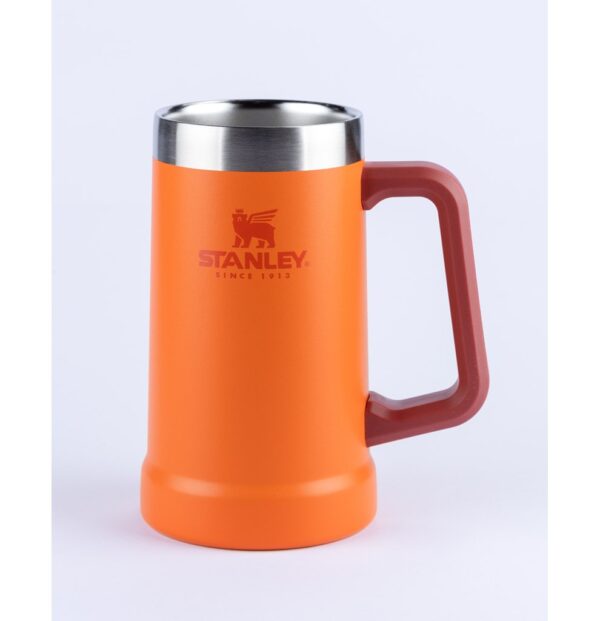 CANECA TÉRMICA DE CERVEJA STANLEY SIGNAL ORANGE 709ML - 08043 - Image 2