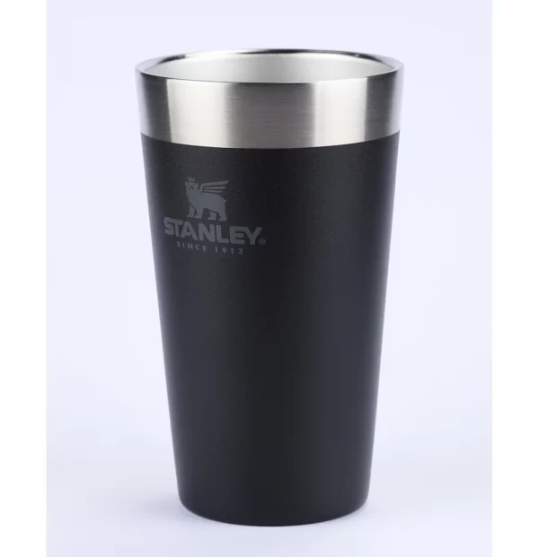 COPO TÉRMICO DE CERVEJA STANLEY MATTE BLACK 473ML - 08029 - Image 3