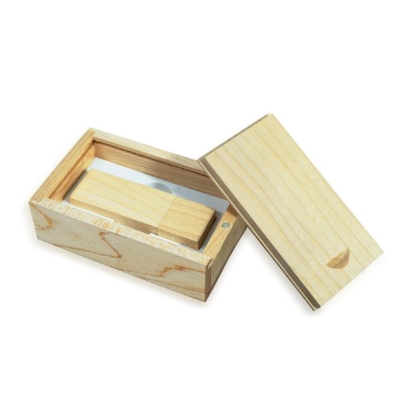 Conjunto Estojo e Pen Drive Bambu 4GB/8GB/16GB/32GB - 069