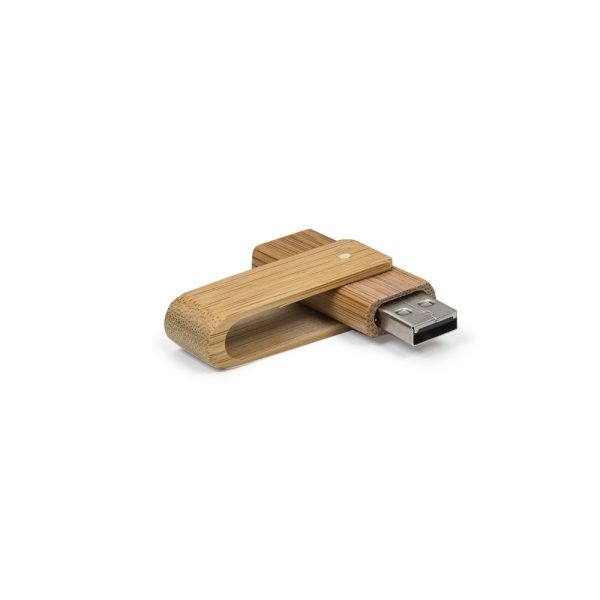 Pen Drive 4GB/8GB/16GB Giratório Bambu - 034 - Image 2