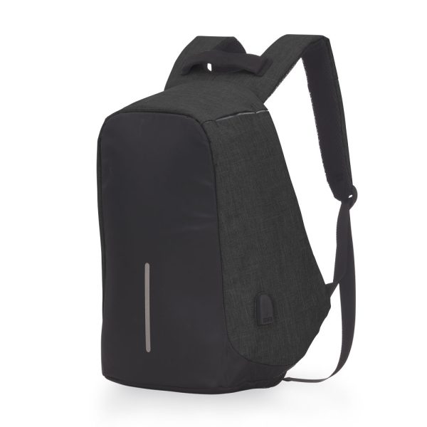 Mochila Poliéster Anti-Furto USB - 14290