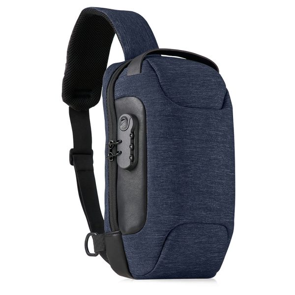 Mochila de Ombro USB Anti-Furto - 04058