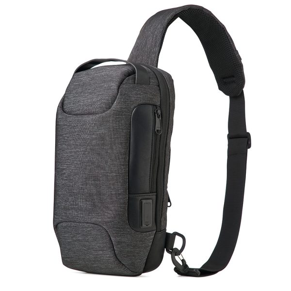 Mochila de Ombro USB Anti-Furto - 04058 - Image 7