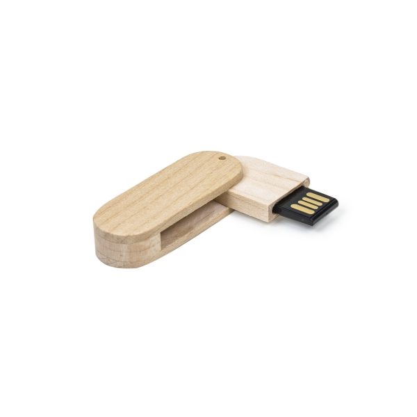 Pen Drive Bambu Giratório 4GB/8GB/16GB/32GB - 00033 - Image 2