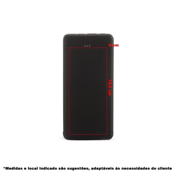 Power Bank 10.000mAh com Indicador LED - 06005 - Image 5