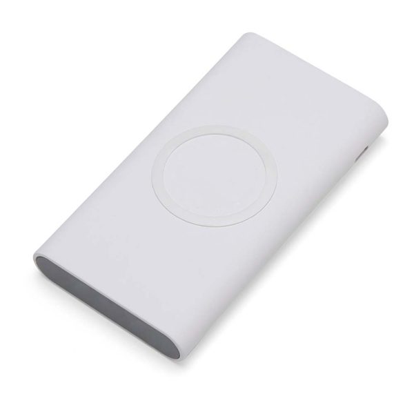 Power Bank 8000mAh com Carregamento via Indução ou via Cabo - 04050