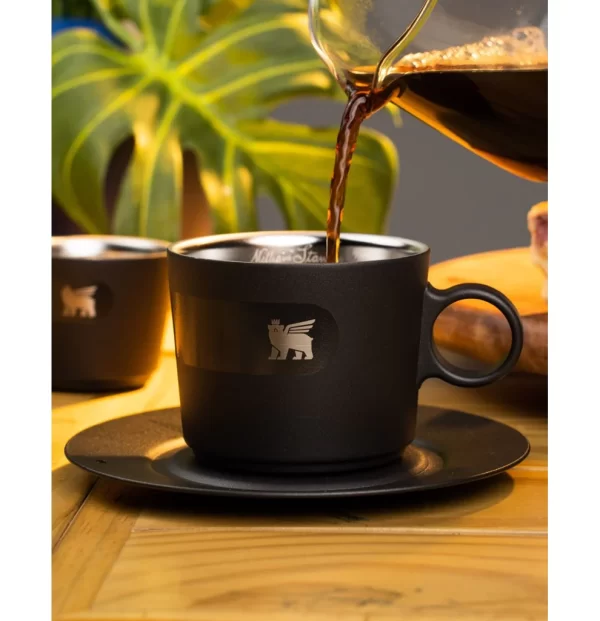 Caneca Daybreak Cappuccino com Pires Stanley Matte Black | 192ML - 08143 - Image 8