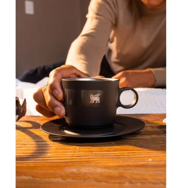 Caneca Daybreak Cappuccino com Pires Stanley Matte Black | 192ML - 08143 - Image 10