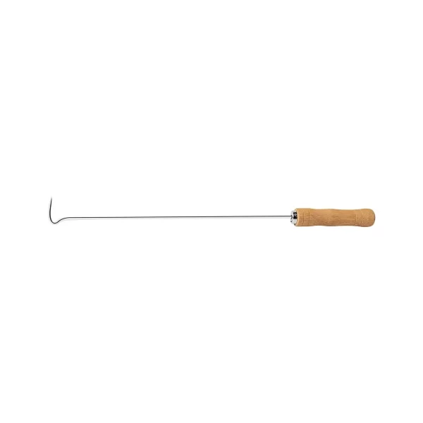 Gancho para Churrasco Tramontina com Lâmina em Aço Inox e Cabo de Madeira Natural 55 cm - 26409000