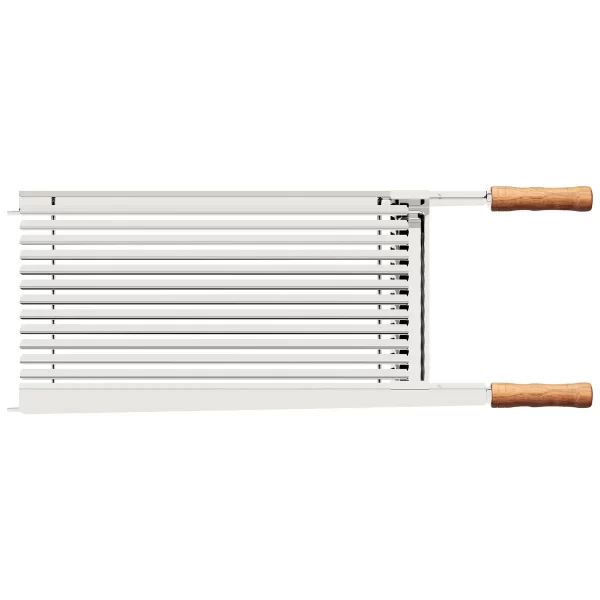 Grelha Tramontina Churrasco em Aço Inox com Cabo de Madeira Natural 50x41 cm - 26492003