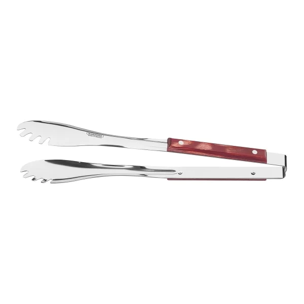 Pegador de Carne Tramontina Churrasco com Lâmina em Aço Inox e Cabo de Madeira Tratada Polywood Vermelho - 21169170