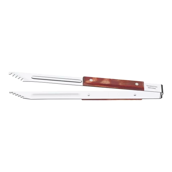 Pegador de Carne Tramontina Churrasco com Lâmina em Aço Inox e Cabo de Madeira Tratada Polywood Vermelho - 21175170