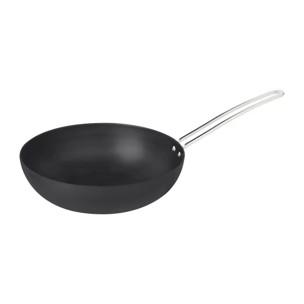 Wok Churrasco Tramontina em Alumínio Anodizado com Cabo de Aço Inox 24 cm 2,2 L - 20848024