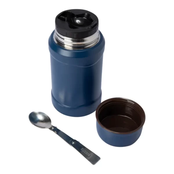 Garrafa Térmica de 800ml Azul Inox + Colher dobrável + Bag Térmica - Sem Resina - 56698 - Image 3