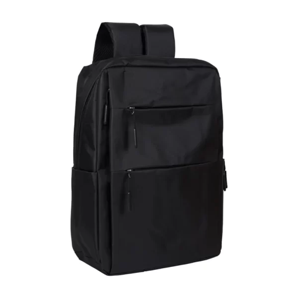 Mochila Office Preta 2 Ziperes Frontal Saida Usb - 56456 - Image 3