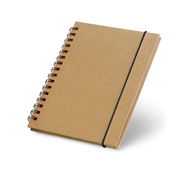 CORNISH. Caderno A6 em cartão com folhas lisas reciclado - 93428 - Imagem 3