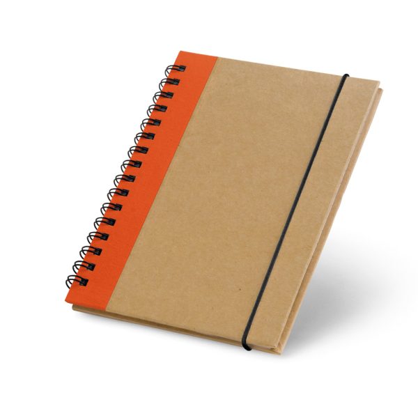 CORNISH. Caderno A6 em cartão com folhas lisas reciclado - 93428 - Imagem 4