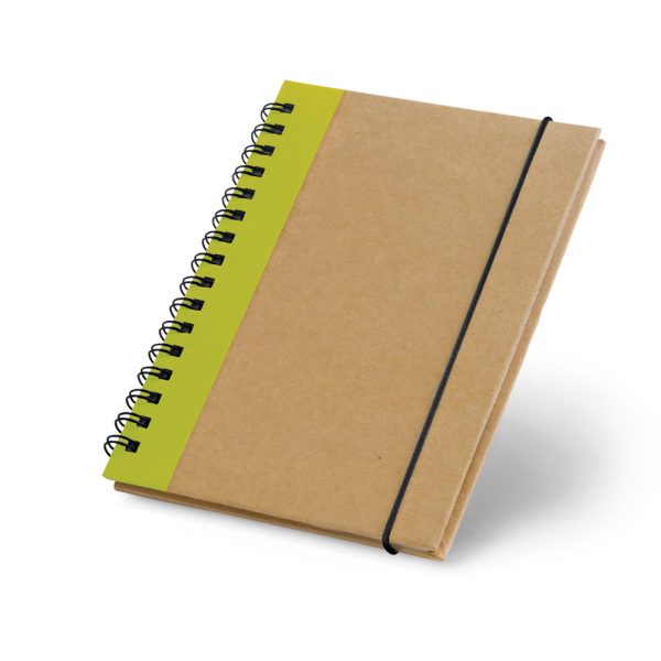 CORNISH. Caderno A6 em cartão com folhas lisas reciclado - 93428 - Imagem 5