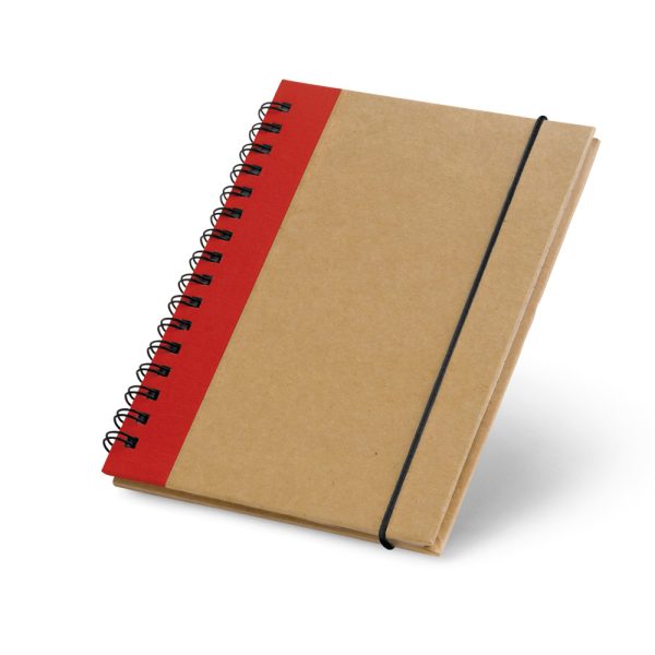 CORNISH. Caderno A6 em cartão com folhas lisas reciclado - 93428 - Imagem 7