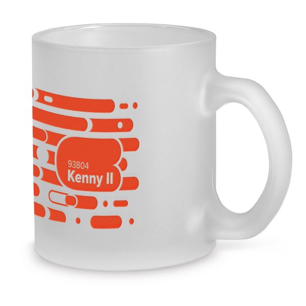 KENNY II. Caneca em vidro com efeito fosco 340 mL - 93804 - Image 2