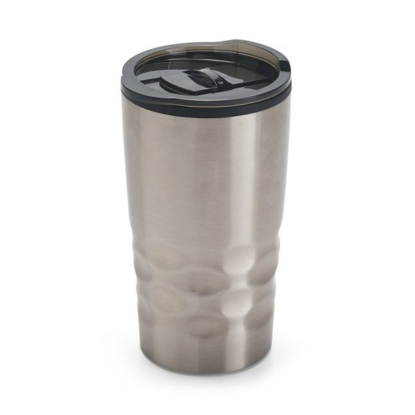 HASSI. Copo térmico de viagem em aço inox e PP - 94676 - Image 3