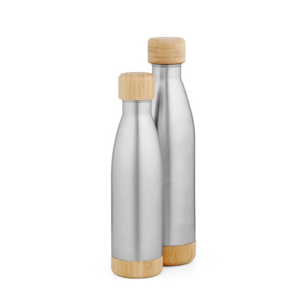 BROMELL 800. Garrafa em aço inox (90% reciclado) com tampa em bambu 800 mL - 94337 - Image 4