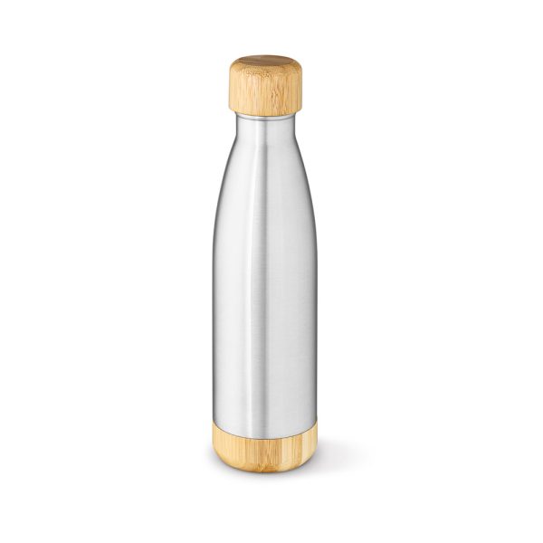 BROMELL 800. Garrafa em aço inox (90% reciclado) com tampa em bambu 800 mL - 94337 - Image 5