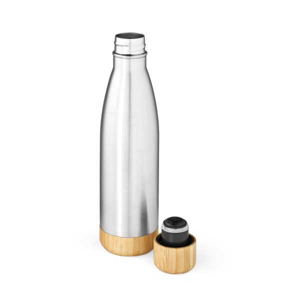 BROMELL 800. Garrafa em aço inox (90% reciclado) com tampa em bambu 800 mL - 94337 - Image 6