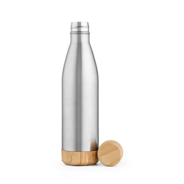 BROMELL 800. Garrafa em aço inox (90% reciclado) com tampa em bambu 800 mL - 94337 - Image 7