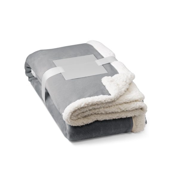 HEIDEN. Manta reversível em tecido polar (190 g/m²) acetinado com forro sherpa (225 g/m²) - 99078 - Image 9