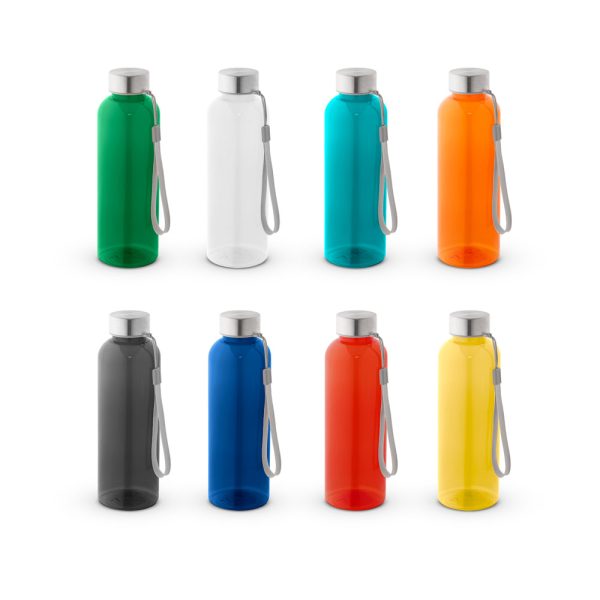 ENDERS. Squeeze em rPET 100% reciclado e tampa em aço inox 580 mL - 94326