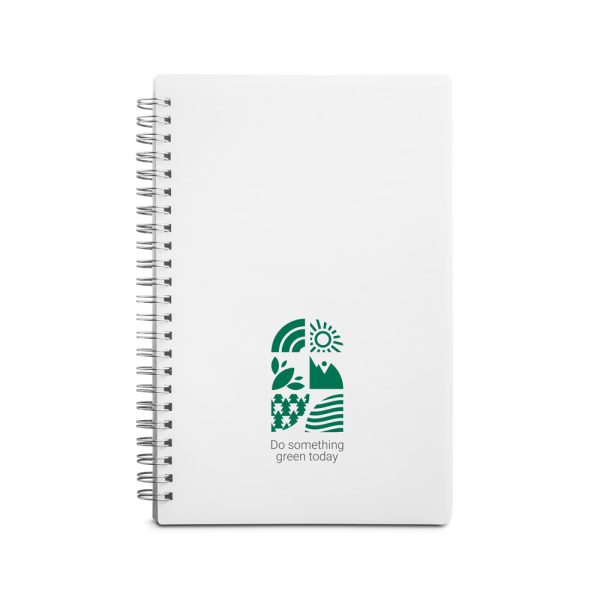 COBEN. Caderno A5 em PP com tratamento antibacteriano com folhas pautadas - 93474 - Imagem 2