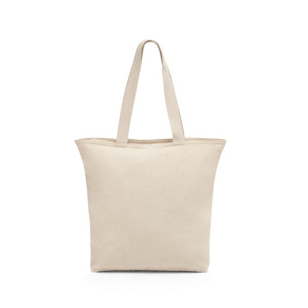 HACKNEY. Sacola 100% algodão com fecho (280 g/m²) - 92926 - Imagem 6