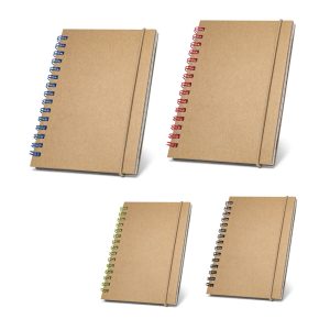 MARLOWE. Caderno de bolso espiral com folhas pautadas - 93707
