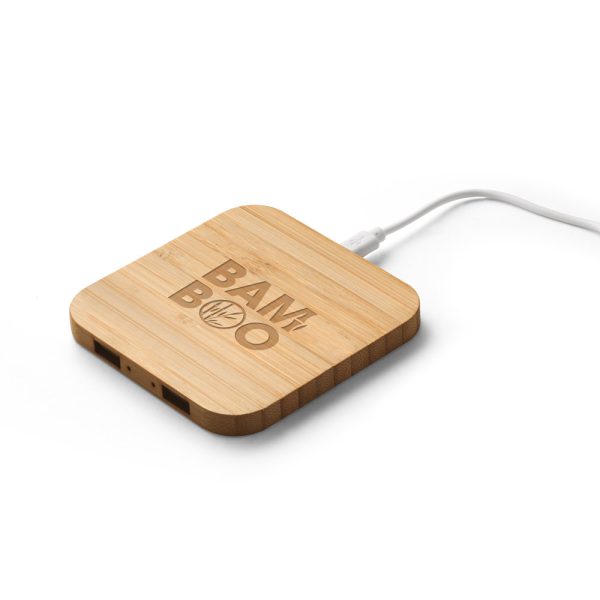 DALTON. Carregador wireless super rápido em bambu 15 W - 97123 - Image 4