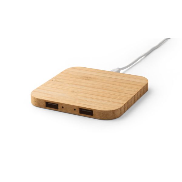 DALTON. Carregador wireless super rápido em bambu 15 W - 97123 - Image 7
