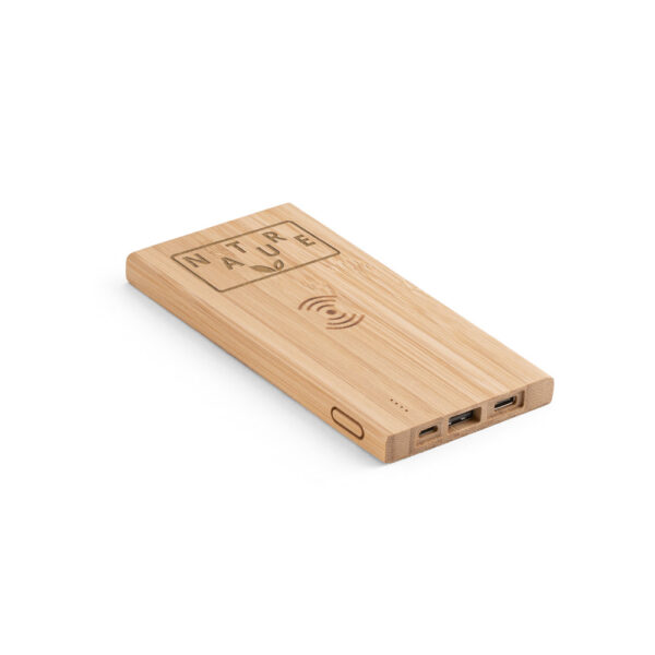 FITCH ECO. Bateria portátil em bambu 5.000 mAh - 57909 - Imagem 4