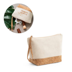 BLANCHETT. Bolsa de cosméticos em 100% de algodão e cortiça (280 g/m²) - 92735