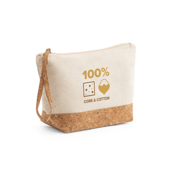 BLANCHETT. Bolsa de cosméticos em 100% de algodão e cortiça (280 g/m²) - 92735 - Imagem 4
