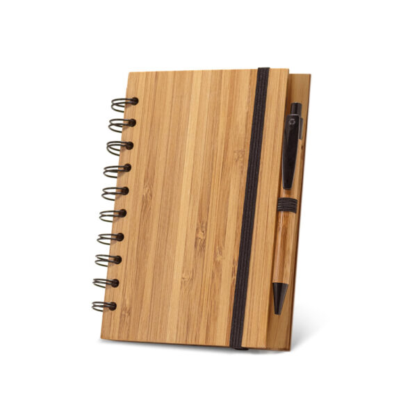 DICKENS A5. Caderno A5 em bambu com páginas pautadas recicladas - 93485 - Imagem 3