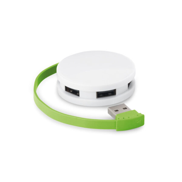 GARDNER. Hub USB 2.0 em ABS com 4 portas - 97357 - Imagem 2