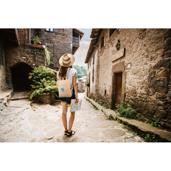 MARBELLA. Mochila em juco (mistura de algodão e juta, 275 g/m²) - 92938 - Imagem 2