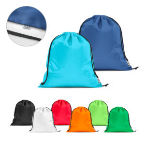 PEMBA. Sacola tipo mochila em poliéster reciclado 190T (100% rPET) - 92931