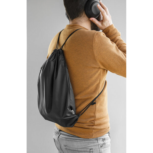 PEMBA. Sacola tipo mochila em poliéster reciclado 190T (100% rPET) - 92931 - Imagem 6