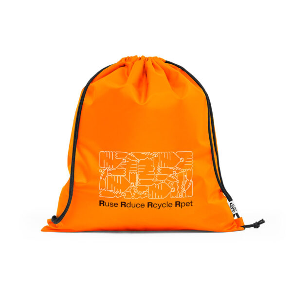 PEMBA. Sacola tipo mochila em poliéster reciclado 190T (100% rPET) - 92931 - Imagem 8