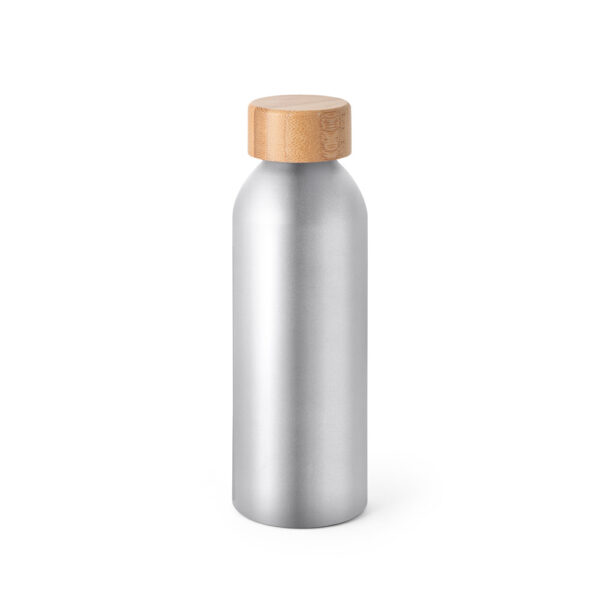 QUETA. Squeeze de alumínio com tampa em bambu 550 mL - 94250 - Imagem 3
