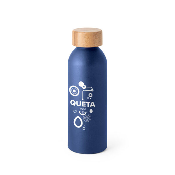QUETA. Squeeze de alumínio com tampa em bambu 550 mL - 94250 - Imagem 4