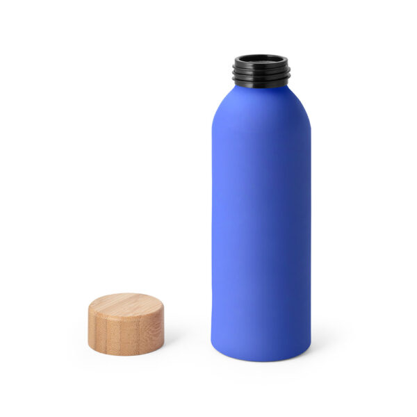 QUETA SOFT. Squeeze em alumínio com tampa em bambu 550 mL - 94256 - Imagem 5
