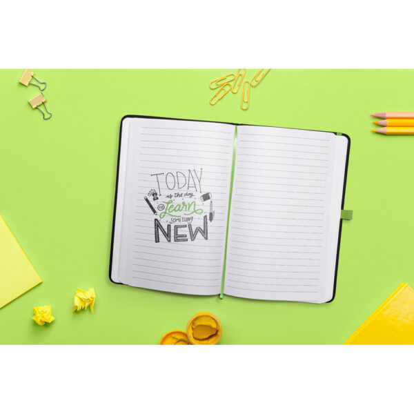 CORBIN. Caderno A5 em c.sintético com páginas pautadas - 93717 - Imagem 3